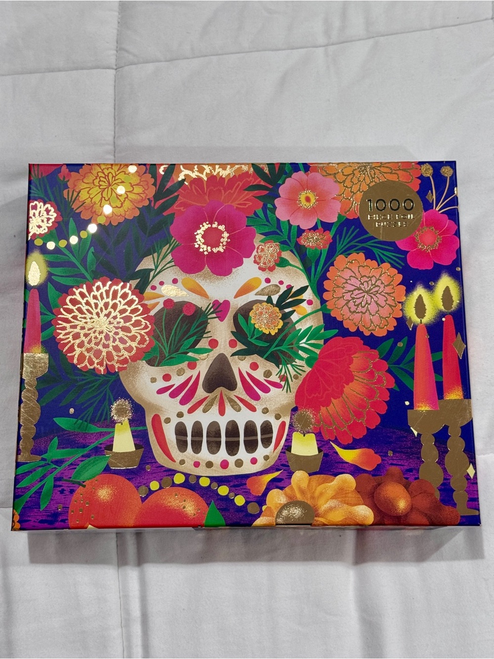 Good Puzzle Co. by Galison Ofrenda de Día de los Muertos 1000 Piece Foil Puzzle